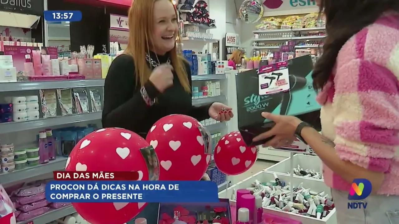 Procon dá dicas na hora de comprar o presente de Dia das Mães