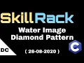 skillrack daily challenge Water Image - Diamond Pattern 26-08-2020
