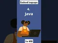 Backend languages for web