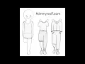 Mimmy Wolf Coloring Paper Dolls