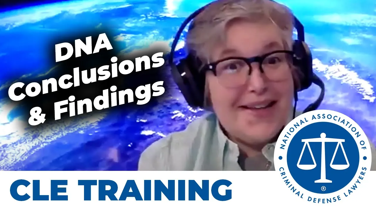 Weighting DNA Conclusions and Findings in Criminal Cases - Laura Schile
