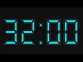 32 minute timer with alarm sound at the end 32 minute countdown