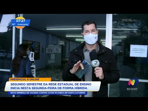 Segundo semestre da Rede Estadual de Ensino inicia nesta segunda-feira de forma híbrida
