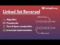 Reverse a Singly Linked List Algorithm Pseudocode and JS Implementation CodingPal org DSA