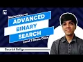 Advanced Binary Search Gaurish Baliga Level 3 TLE Eliminators