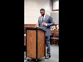 Sherrone Moore speaks prior to sentencing