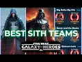 Sith Ranking Farm Order Team Splits for SWGOH