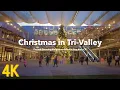 4K San Ramon Christmas Walk City Center Bishop Ranch Tri-Valley California San Francisco POV