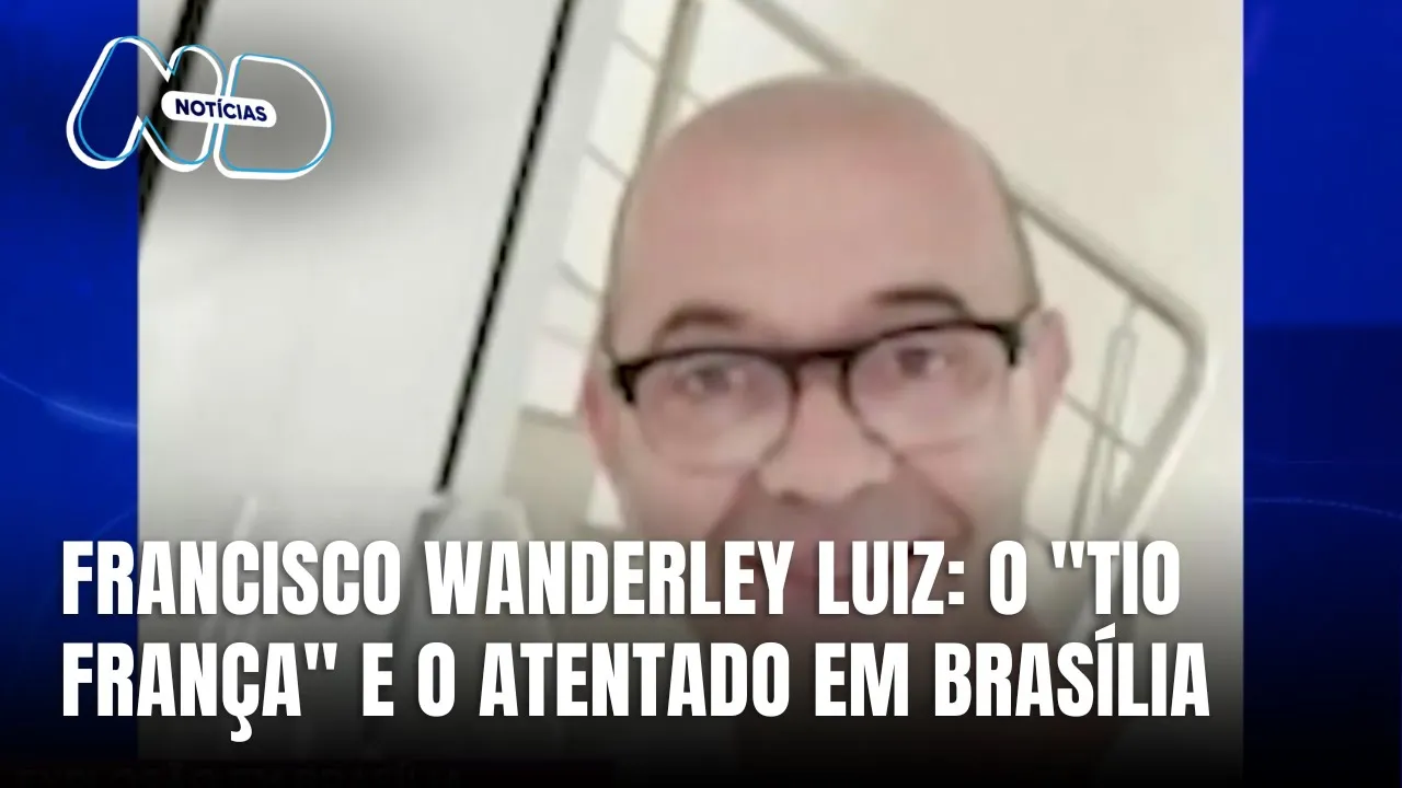 Francisco Wanderley Luiz, conhecido como "tio França", autor do atentado em Brasília
