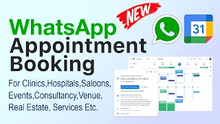 Appointment Booking System Using WhatsApp Google Calendar - WhatsApp Automation