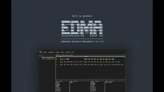 The best Rust tool for embedded database management EDMA
