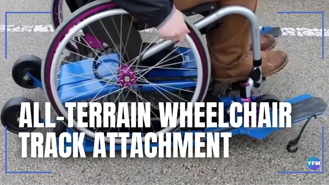 RUGGED TRACK ATTACHMENT FOR WHEELCHAIR USERS