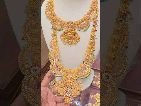 Pothys Swarnamahal Gold Necklace Designs #lachuslifestyle