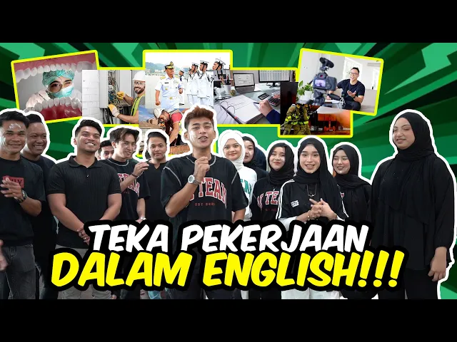 Download MP3 TEKA PEKERJAAN  DALAM ENGLISH !!! SEMUA KENA MAR4H DENGAN BOSS ..