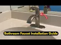 Moen Laken 84484SRN Bathroom Faucet Installation Guide
