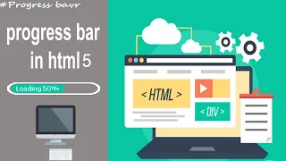 how to make a progress bar in html 5 progress tag and meter tag html for beginners