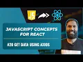 API request using AXIOS Library JavaScript Before You Start Learning React Malayalam