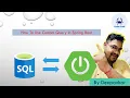 How to write custom query in Spring Boot JPA Native Query JPQL