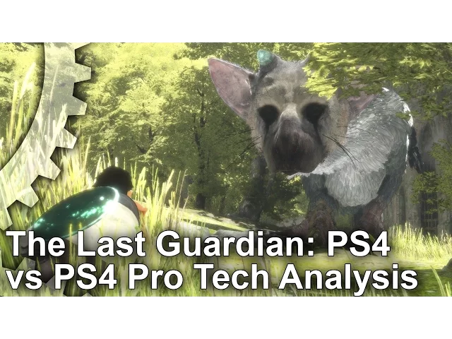 [4K] The Last Guardian PS4 vs PS4 Pro Graphics Comparison + Frame-Rate Test