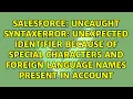 Uncaught SyntaxError Unexpected identifier because of special characters and foreign language