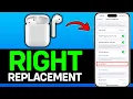How To Connect RIGHT Airpod Replacement To Phone Pair Right Replacement Airpod 2026