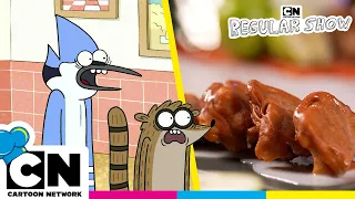 Cheese Sandwich & Apple Pie from Regular Show 🧀🍎 | Cartoon Network Menu