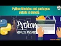 Python Modules and Packages Creation by own Details in Bangla