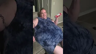 SSBBW enjoying whipped cream