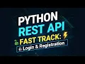 Learn Python REST API Fast - Build User Registration Login Beginner Friendly