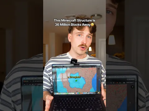 This Minecraft Structure Is 36 Million Blocks Away🤣