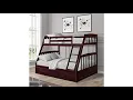 MUST SEE Furniture Review Harper Bright Designs Solid Wood Twin Over Full Bunk Bed with Two Stor