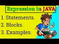 Lec 14 Java Expressions Statements and Blocks Java For Beginner