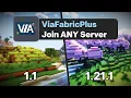 Join ANY Minecraft Server With ViaFabricPlus