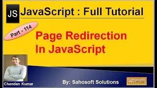 Page Redirection in JavaScript JavaScript Full Tutorial in Hindi