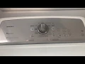 Reset and recalibrate Maytag Bravos X washing machine