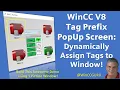 WinCC V8 Tip 9 WinCC Tag Prefix example Create Reusable Displays
