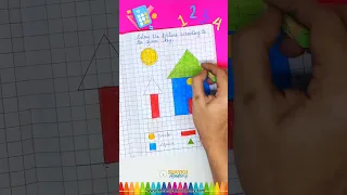 Colour the Picture as per the Key Mathematics Worksheets