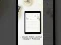 Minimalist Lined Notebook Digital Printable Journal