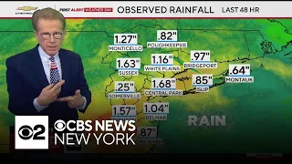 First Alert Weather Tracking rainfall totals across New York area - 5 24 26