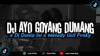 Download DJ AYO GOYANG DUMANG X DI DUNIA INI X MELODY UCIL FVNKY VIRAL TIKTOK MP3