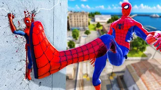 STEPPING on Mini Spiderman as a GIANT Spiderman in VR