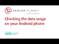 Checking Data Usage on your Android Phone