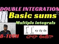 double integration multiple integrals btech maths