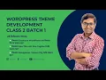 WordPress Theme Development Class 2 WordPress Theme Development Bangla Tutorial