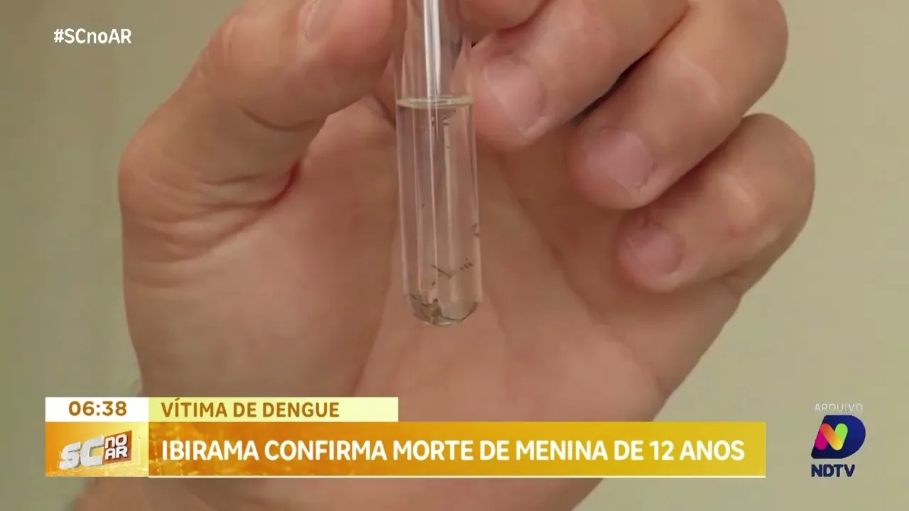 Menina de 12 anos morre após ser vítima da dengue em Ibirama