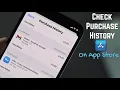 How to Check App Store Purchase History On iPhone iOS