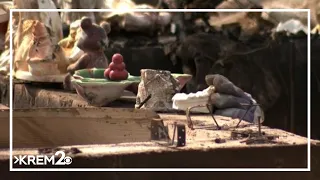 Finding sentimental items in rubble of Spokane Area Fires