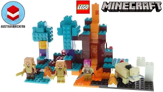 Lego Minecraft 21168 The Warped Forest - Lego Speed Build Review