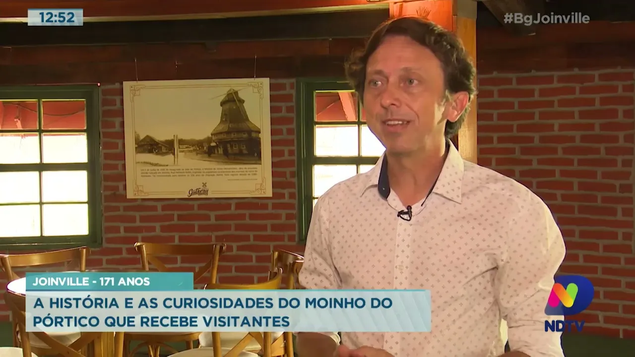 Joinville 171 anos: A história e as curiosidades do Moinho do pórtico que recebe visitantes