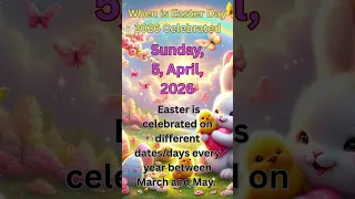When is Easter Day 2026 Celebrated - Easter Day 2026 Calendar 365